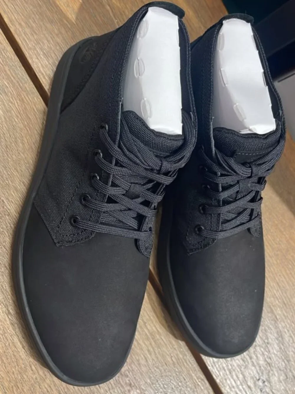 TIMBERLAND MEN'S DAVIS SQUARE MID LACE SNEAKER BLACK  BOOT  1A1T16-001 ALL SIZES